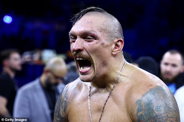 Usyk (pictured) has been tipped to share the ring with the Gyspy King this year