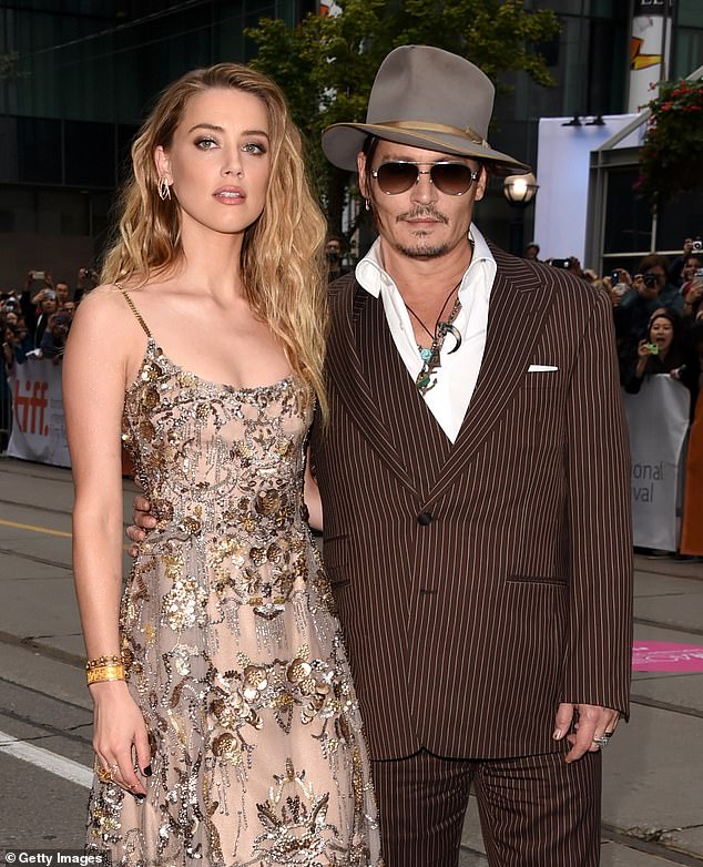 Don't slow down: Depp has been busier than ever after the divorce from Heard;  seen in 2015