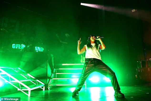 The Melbourne native, whose real name is Georgia Claire Flipo, performed to a crowd of 1,600 as part of their Drummer Australian tour