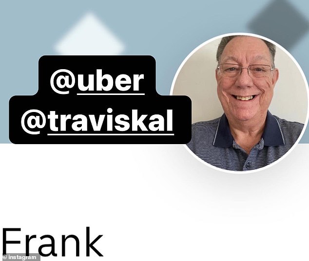 Nicole posted the Uber driver's name and photo on it and tagged Uber founder Travis Kalanick