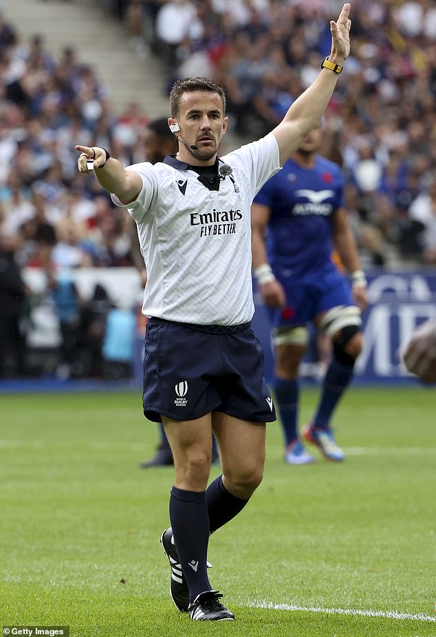 England's Luke Pearce will referee Australia's World Cup opener against Georgia