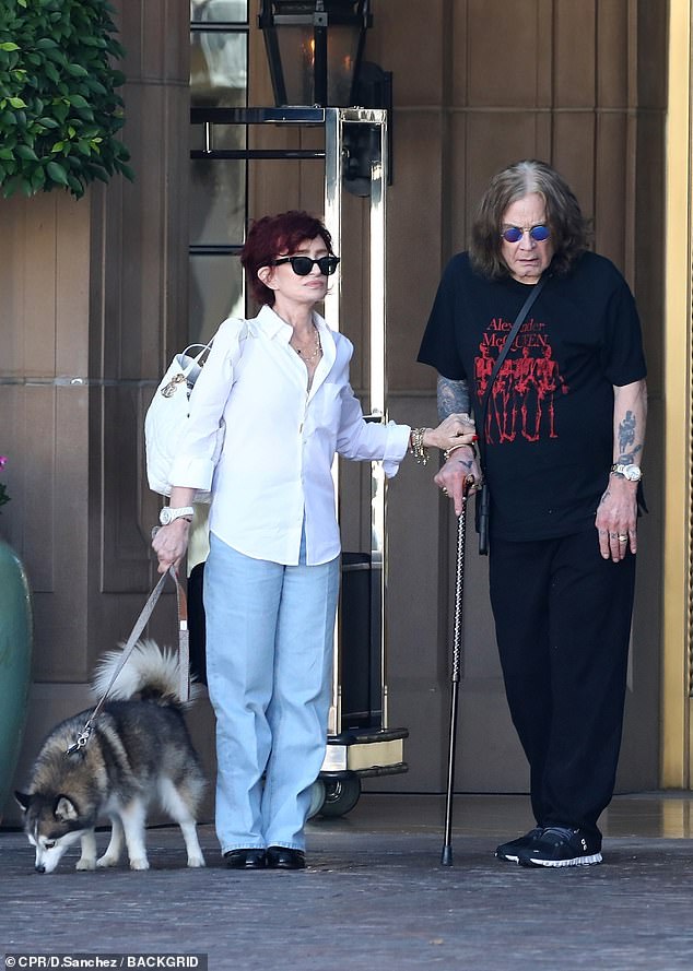 Sharon and Ozzy: Sharon and Ozzy Osbourne go to dinner in Beverly Hills