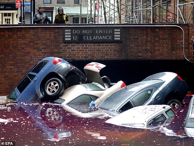 The storm's threat has reminded some people of 2012's superstorm Sandy, which left parts of New York underwater and caused more than 230 deaths in its path