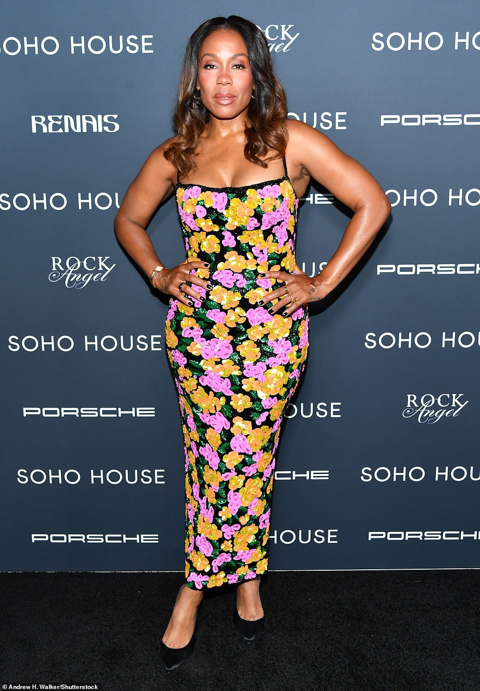 Flower power!  And Just Like That star Karen Pittman rocked a fitting floral number