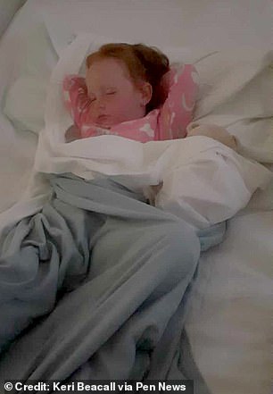 Aurora was taken to Arrowe Park Hospital, which sent her on to the burn unit at Alder Hey Children's Hospital