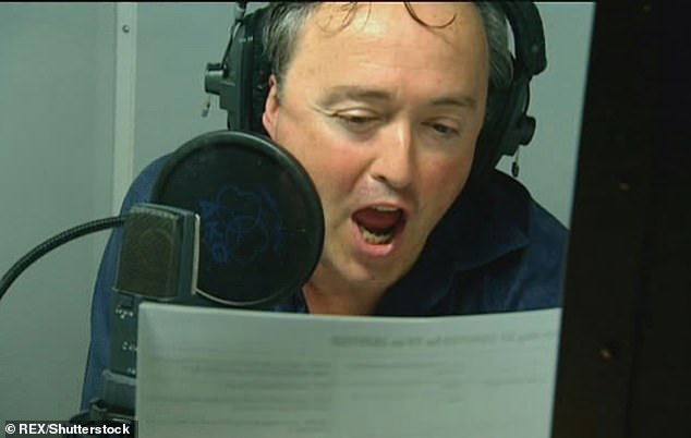 Difficult!  Marcus is pictured in 2010 narrating at the Elstree studio