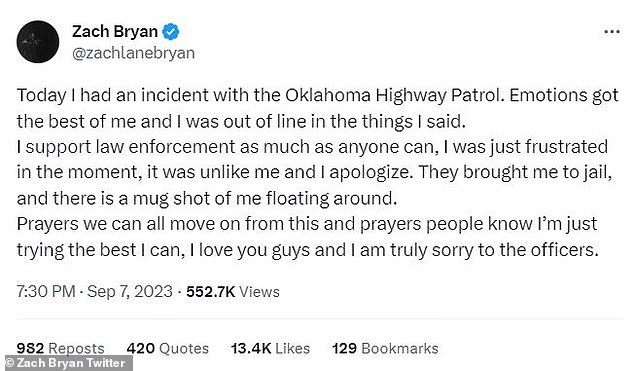 The singer-songwriter, a Navy veteran, spoke out in a tweet on Thursday night detailing the incident