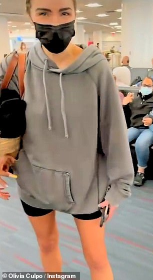 She ended up putting on a hoodie, but was infuriated by the interaction and shared it on her Instagram Stories