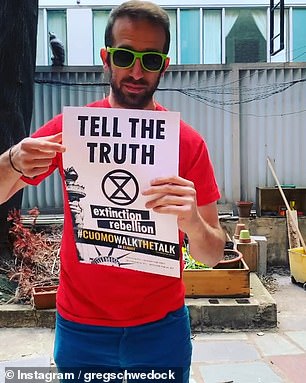 He is part of the British Extinction Rebellion