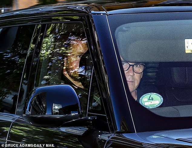 Prince Harry arrives at the five-star Hyatt Regency hotel in Dusseldorf today before launching the 2023 Invictus Games tomorrow