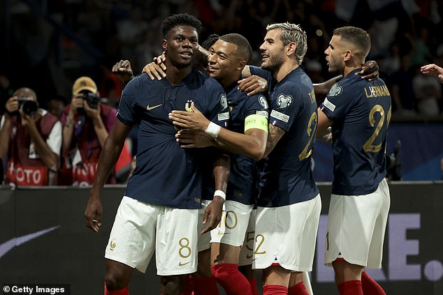 A year ago, Mbappé did not participate in a photo shoot in a reported row over his image rights