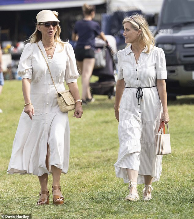 Sophie took part in the Cornbury House Trials just one day after her niece by marriage, Zara Tindall, 42, took part in the cross-country portion of the competition