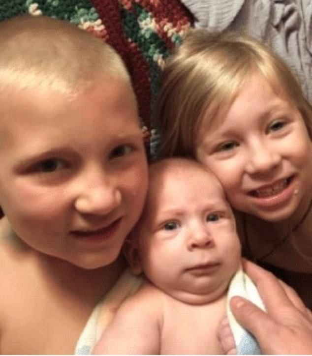 Sisk killed his three younger siblings Kane, 6, Rorrie, 4, and Colson, 6 months.