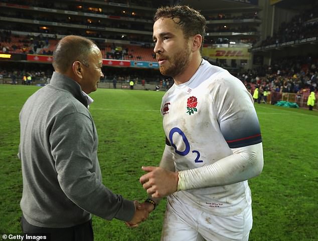 Catt refused to comment on claims of a feud between himself and Danny Cipriani (right) in the former England star's autobiography