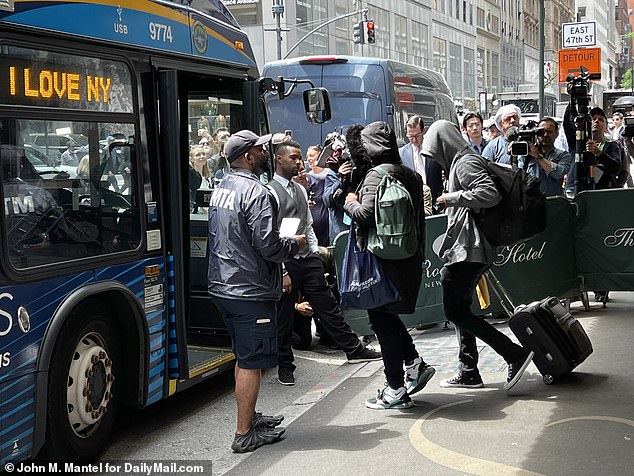 Adams said the Big Apple is receiving more than 10,000 migrants every month as he warned the city could be transformed forever