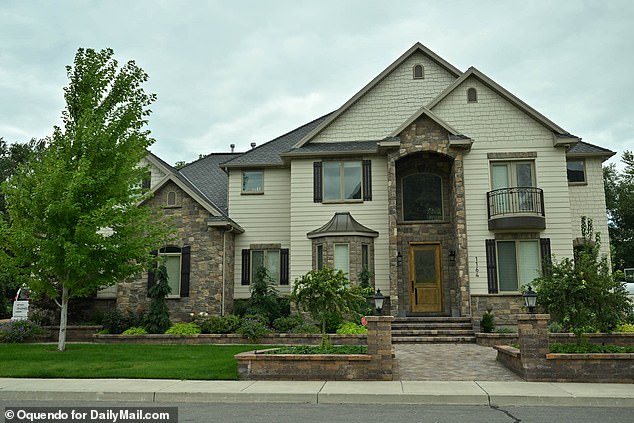 Ruby Franke's home in Springville, Utah, can be seen Saturday