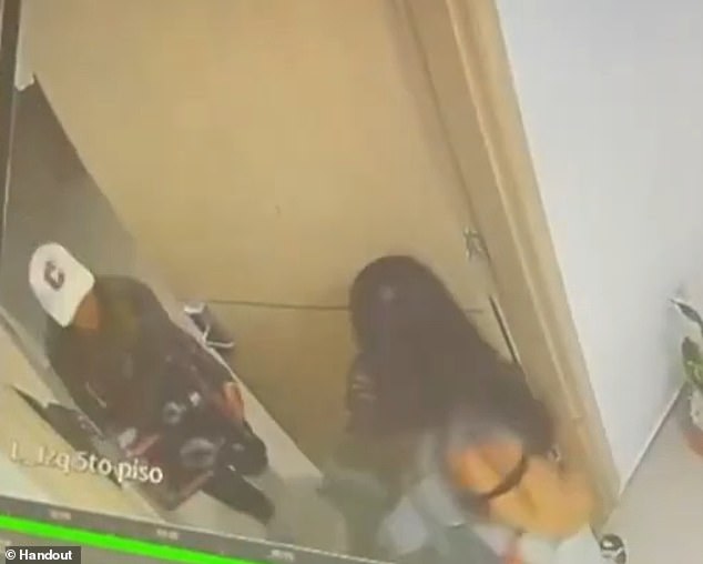 A surveillance camera shows two women leaving the home of a man one of them met on a dating app in Cali, Colombia.  The women drugged and robbed the man, who spent three days in a hospital medical facility