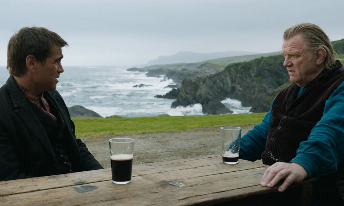 Colin Farrell and Brendan Gleeson in The Banshees of Inisherin.