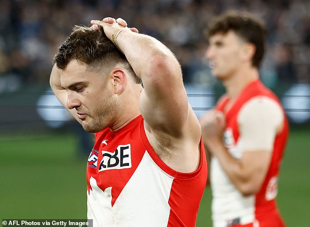 Sydney launched a huge second-half comeback against the Blues but fell just short at the MCG on Friday night