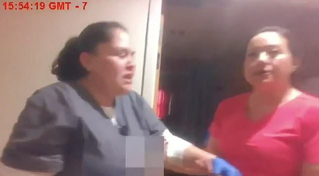 Bodycam footage has been released nearly five years after a nurse raped and impregnated a 29-year-old woman who was in a vegetative state at an Arizona healthcare facility