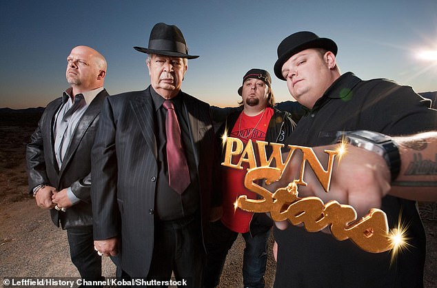 Bona fide hit: Pawn Stars was a hit shortly after it premiered on the History Channel in 2009, Corey Harrison starred in the reality series with late family patriarch Richard 