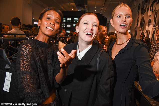 Fun times: The event celebrated the photographer's latest collaboration with Zara and the special collection he created for the fashion retailer