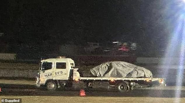 Emergency services arrived at the scene following the crash before the two men were taken to hospital with serious injuries while Queensland Police investigate the incident.