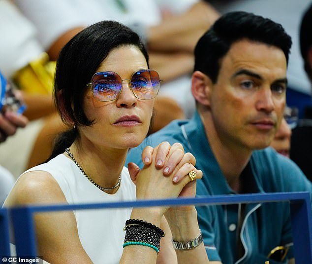 Riveted: Actress Julianna Margulies, 57, became embroiled in the courtroom drama with husband Keith Lieberthal