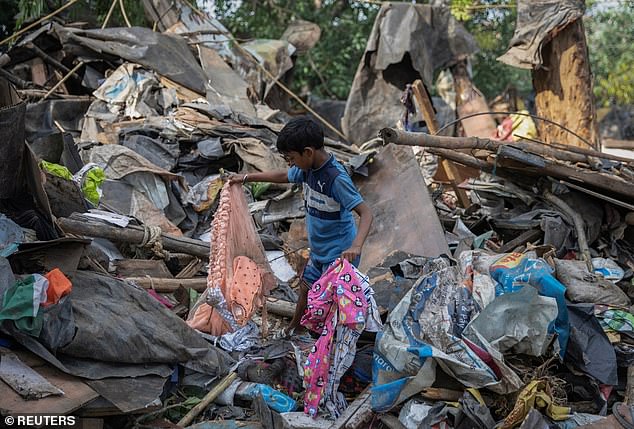 The White House was asked whether Biden raised the issue of slum clearance during his meeting with Modi