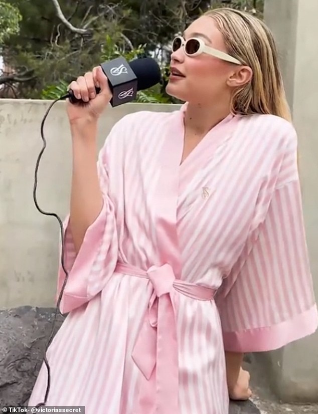 A recent TikTok shared by the lingere brand shows Gigi Hadid in the classic Victoria's Secret garb and discussing the brand's revival