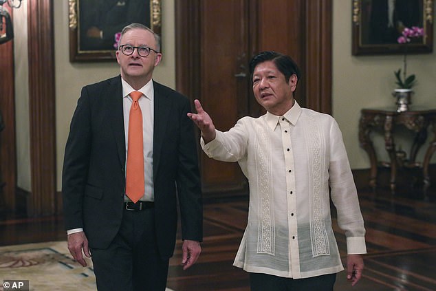 Mr. Albanese spent Friday in the Philippines with President Ferdinand Marcos Jr.  (photo right)