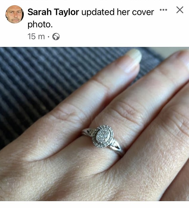 However, Taylor had posted a photo of a sparkling ring on her ring finger.  But she has since insisted it was not an engagement bond