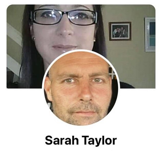 Taylor's Facebook profile featured a photo of Jason Hayter