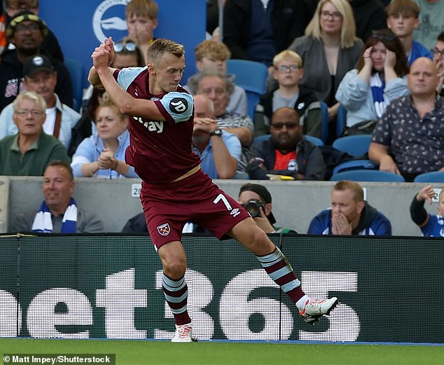 James Ward-Prowse has started well for West Ham but has been overlooked for the England squad