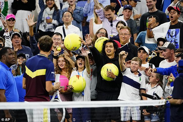 The 2019 champion has had several clashes with supporters at Flushing Meadows over the years