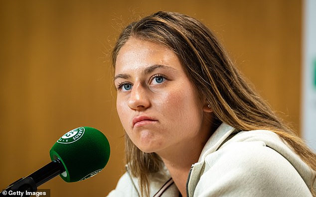 Ukrainian Marta Kostyuk was booed after failing to shake Sabalenka's hand at the French Open