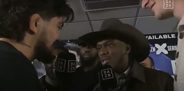 Danis confronted YouTuber KSI when they were set to fight in late 2022