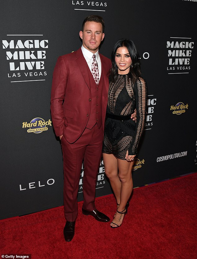 The ex: Jenna and Channing split in 2018 after nine years of marriage;  In the photo 2017