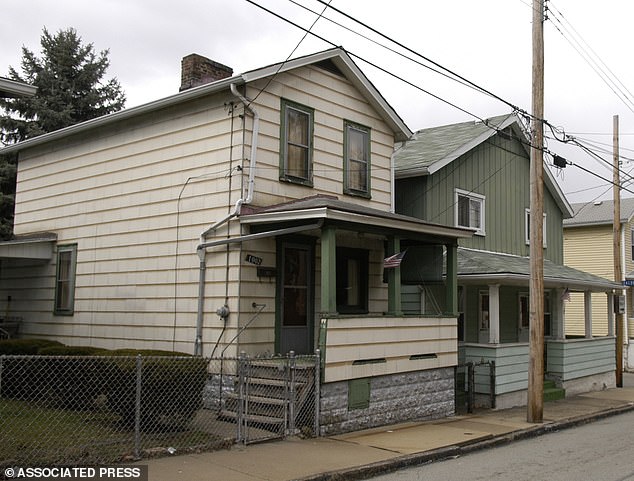 School security guard Thomas Hose had lured the schoolgirl to the home (pictured) he shared with his elderly parents