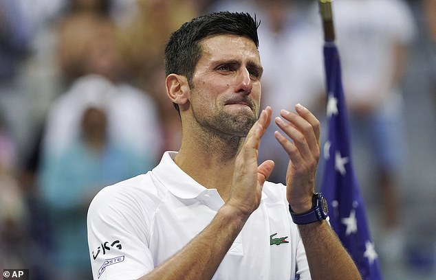 Novak Djokovic burst into tears during 2021 US Open final, but hopes to avenge that result