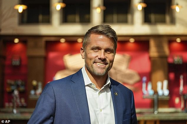 CEO Brendan Whitworth visits Anheuser-Busch Houston Brewery to announce a $22.5 million investment in Houston on Tuesday, August 29, 2023