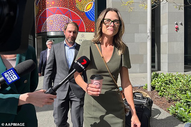 Bianca Rinehart (pictured) appeared shocked at the WA Supreme Court last month