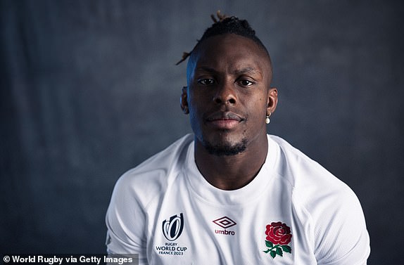 LE TOUQUET-PARIS-PLAGE, FRANCE - SEPTEMBER 02: Maro Itoje of England poses for a portrait during the England Rugby World Cup 2023 Squad photocall on September 2, 2023 in Le Touquet-Paris-Plage, France.  (Photo by Julian Finney-World Rugby/World Rugby via Getty Images)