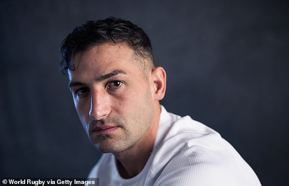 LE TOUQUET-PARIS-PLAGE, FRANCE - SEPTEMBER 02: Jonny May of England poses for a portrait during the England Rugby World Cup 2023 Squad photocall on September 2, 2023 in Le Touquet-Paris-Plage, France.  (Photo by Julian Finney-World Rugby/World Rugby via Getty Images)