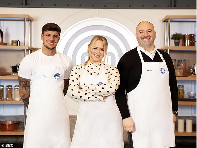 Close: The opera singer and presenter, 51, beat fellow finalists Luca Bish and Amy Walsh after impressing judges John Torode and Gregg Wallace with his adventurous menu