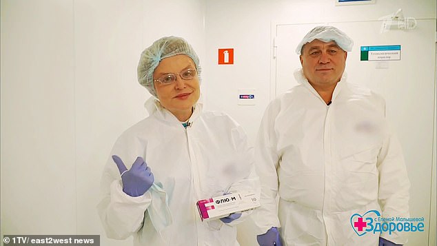 Trukhin (pictured right) is said to have prior knowledge of Russia's latest research and development in the field of vaccines, serums and 'bacterial preparations'