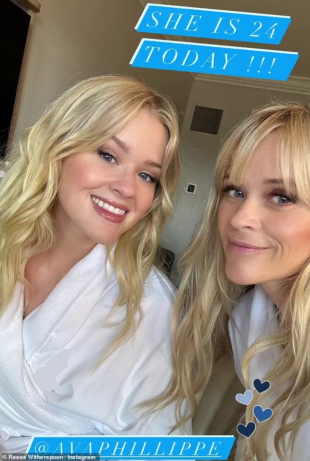 Side by Side: Reese's Insta Stories feature photo after photo of her and her daughter together, proving their uncanny resemblance