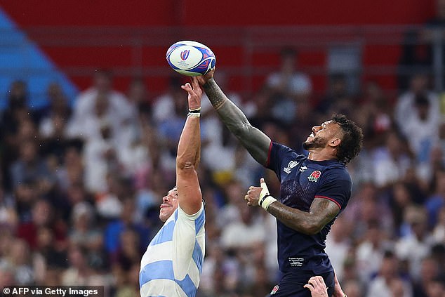 Courtney Lawes also put in an impressive performance as he stepped up as England captain