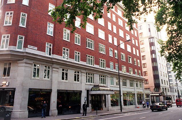 Dodi Fayed's house in Park Lane, London, which was turned into a living shrine by his father