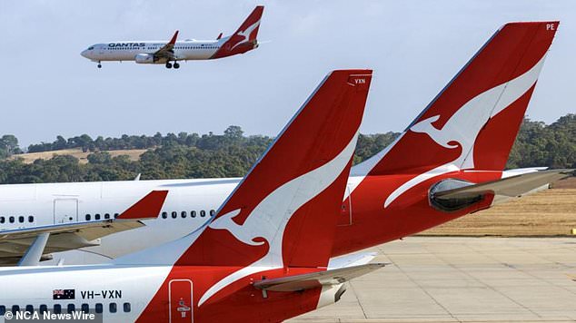 Qantas said it had apologized to Ms Bennett for the incident (stock image)